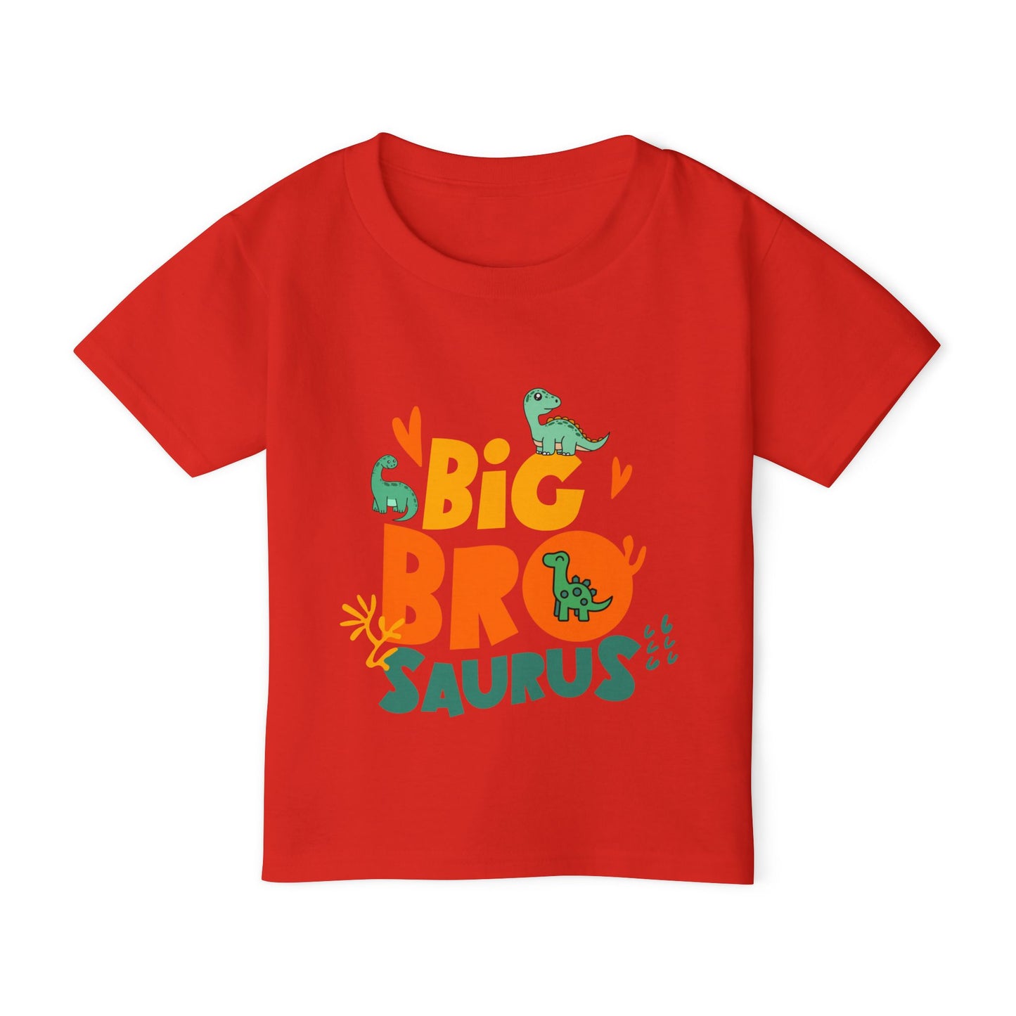 Big Brother Saurus T-Shirt Big Bro T-Shirt Dinasours Big Brother Heavy Cotton™ Toddler T-shirt