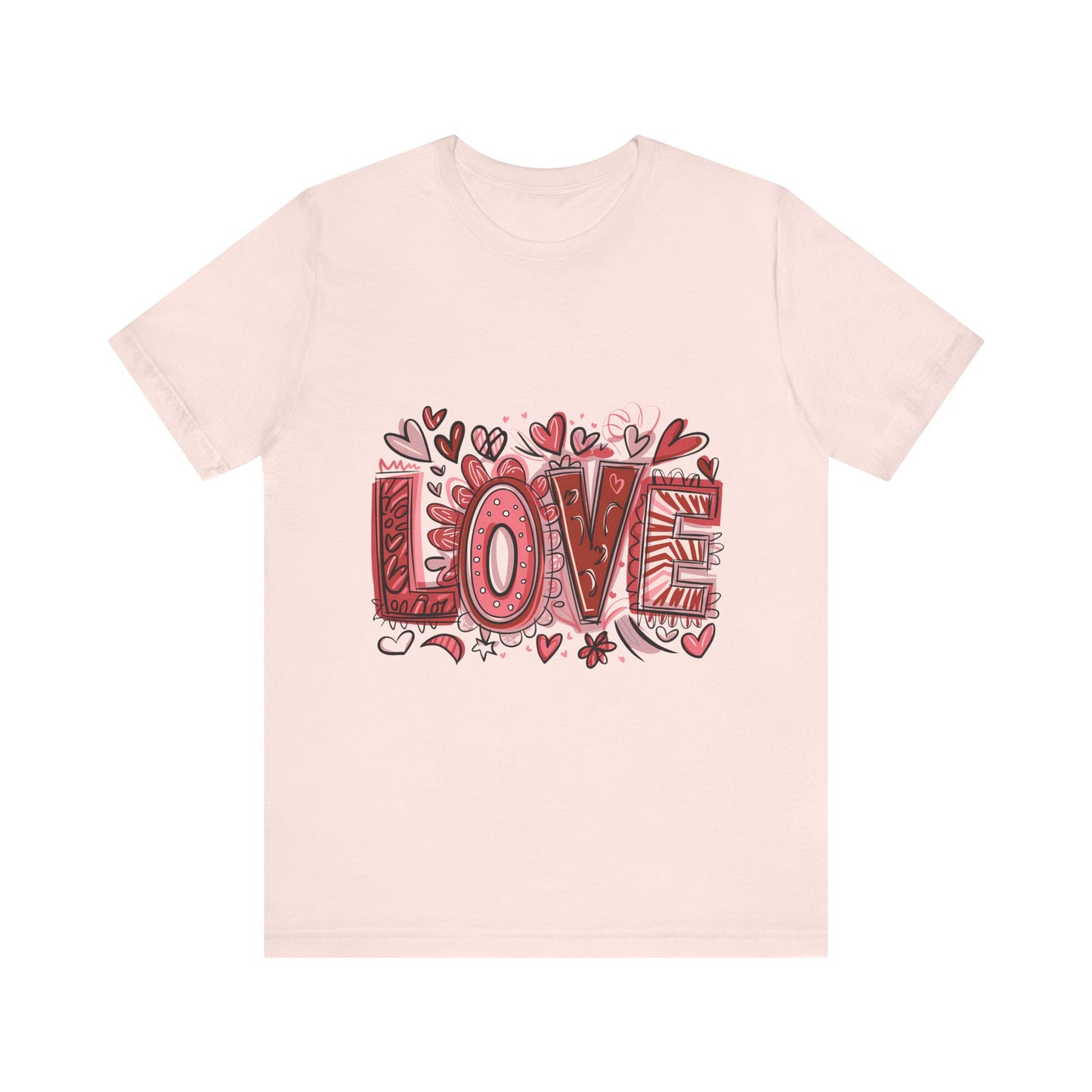 Happy Valentines gift Unisex Jersey Short Sleeve Tee