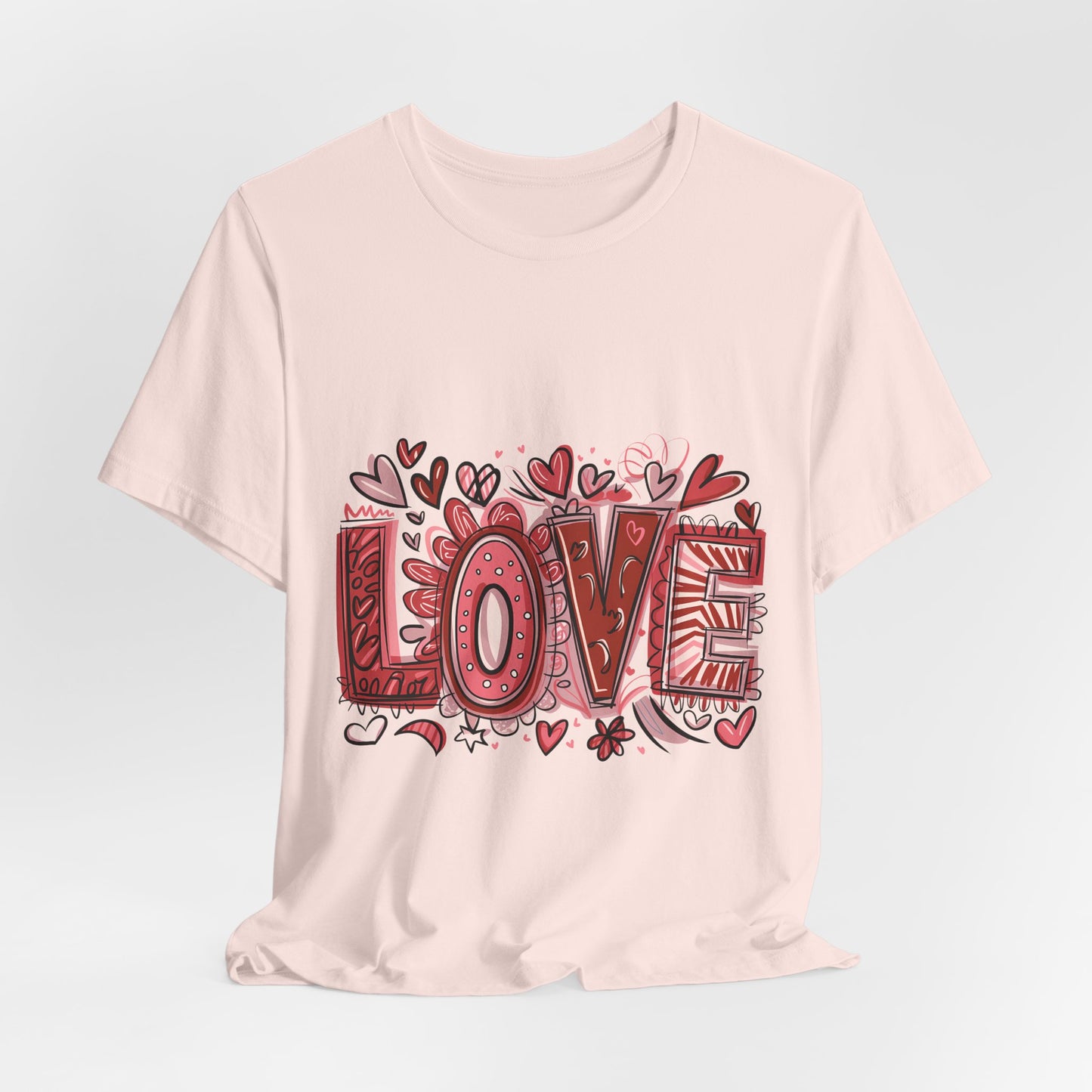 Happy Valentines gift Unisex Jersey Short Sleeve Tee