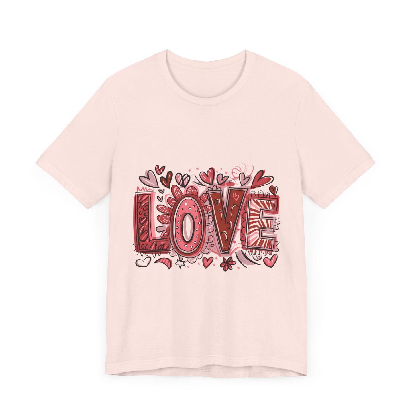 Happy Valentines gift Unisex Jersey Short Sleeve Tee